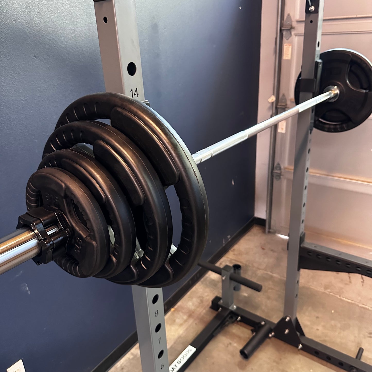 170 lb weight grip plate set + barbell