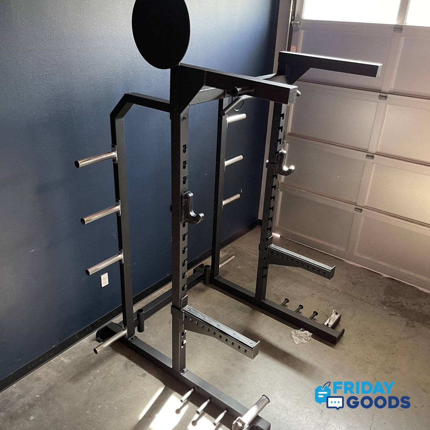 XP-01 Ultimate Monster Half Squat Rack + Attachements