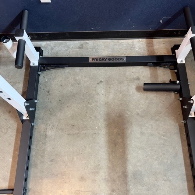 HR-01 Half Rack +260 lb Bump weight plate set + barbell